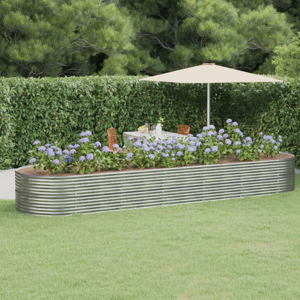 Letto Giardino Acciaio Verniciato A Polvere 249X100X68Cm