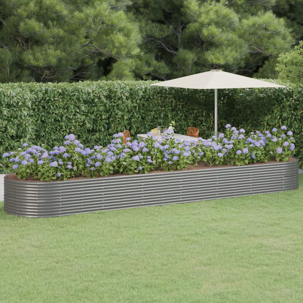 Letto Giardino Acciaio Verniciato A Polvere 249X100X68Cm