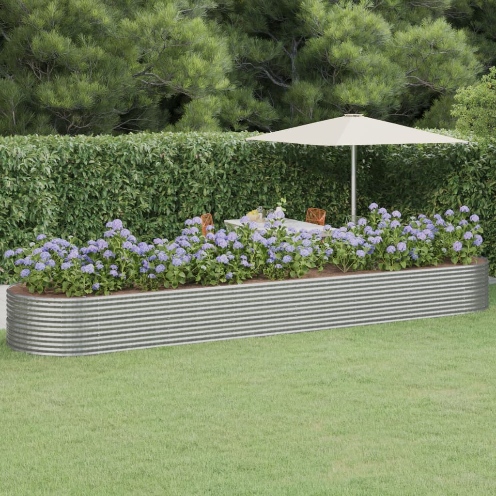 Letto Giardino Acciaio Verniciato A Polvere 249X100X68Cm