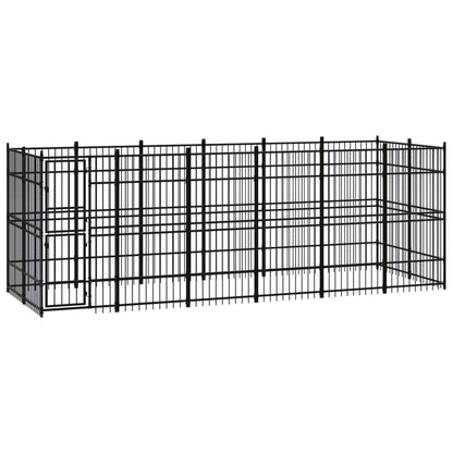 Gabbia Per Cani Da Ester In Acciaio 14,75 M²