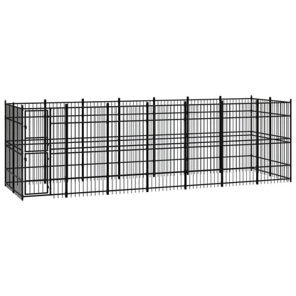Gabbia Per Cani Da Ester In Acciaio 14,75 M²