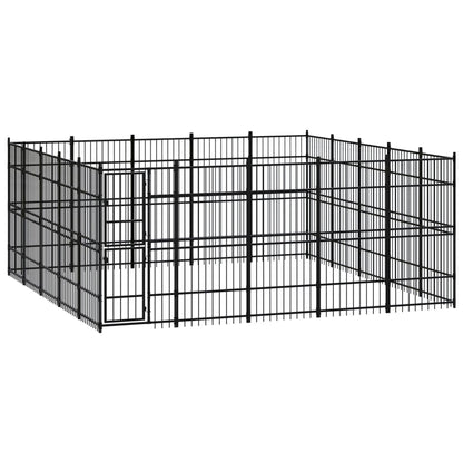 Gabbia Per Cani Da Esterno In Acciaio 36,86 M²