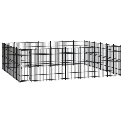 Gabbia Per Cani Da Esterno In Acciaio 36,86 M²