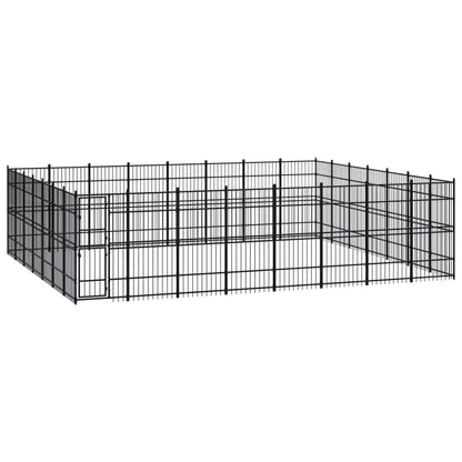 Gabbia Per Cani Da Esterno In Acciaio 36,86 M²