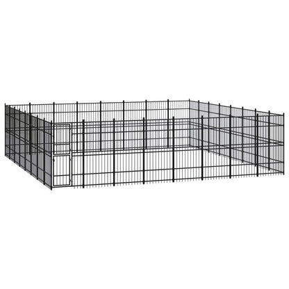 Gabbia Per Cani Da Esterno In Acciaio 36,86 M²