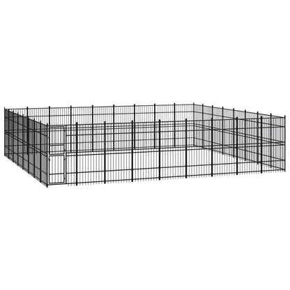Gabbia Per Cani Da Esterno In Acciaio 36,86 M²