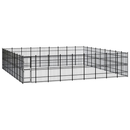 Gabbia Per Cani Da Esterno In Acciaio 36,86 M²