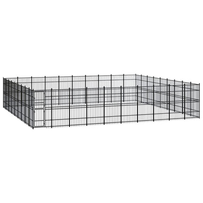 Gabbia Per Cani Da Esterno In Acciaio 36,86 M²