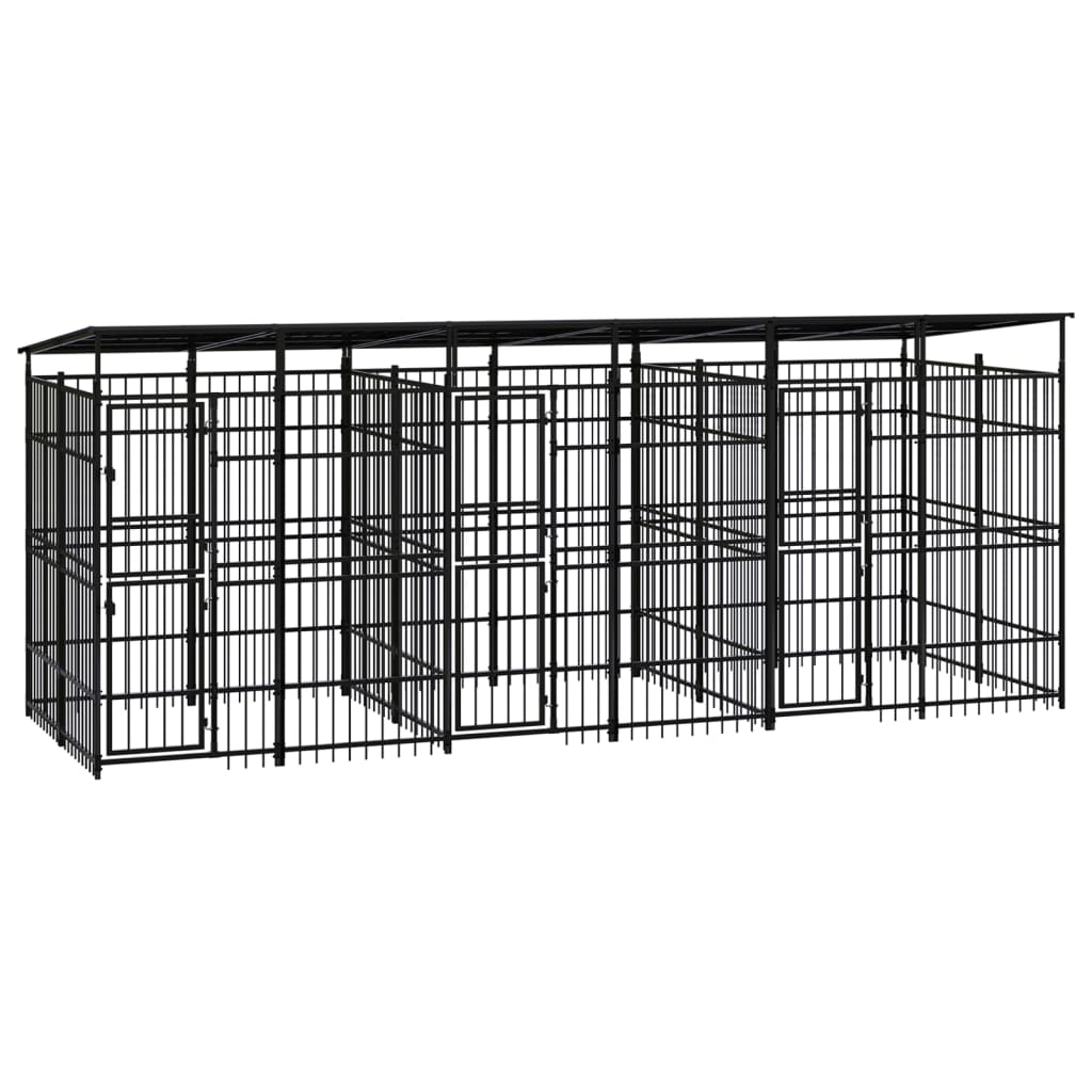 Gabbia Per Cani Da Ester In Acciaio 11,06 M²