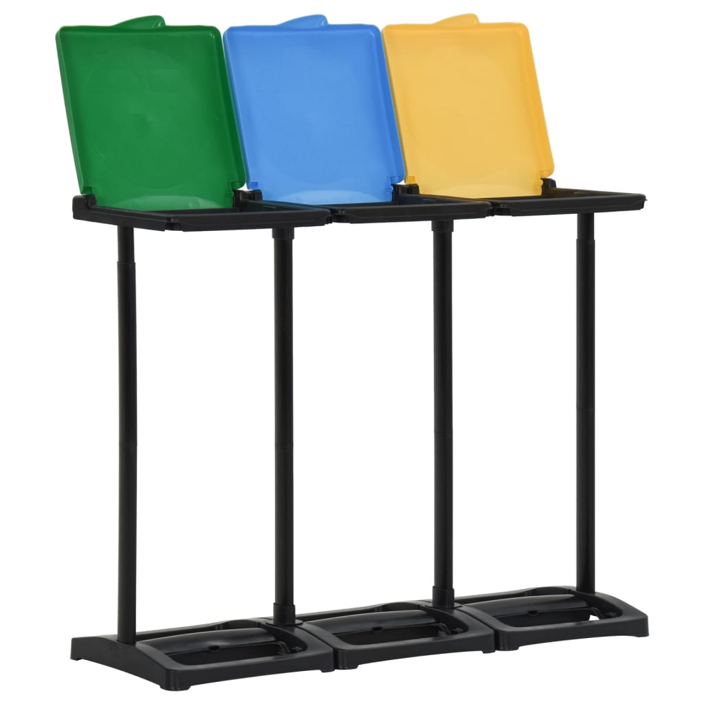 Supporti Sacchi Rifiuti Con Coperchio 240-330 L Multicolori Pp