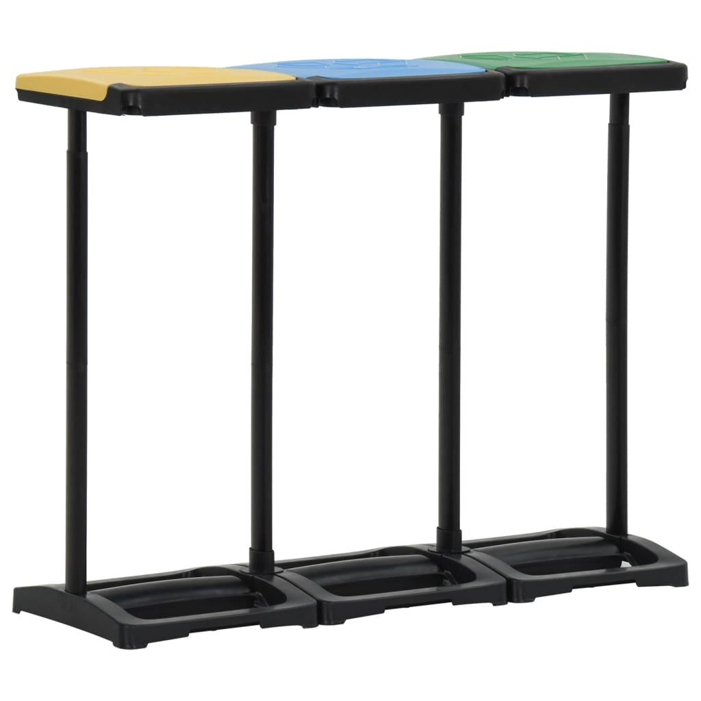 Supporti Sacchi Rifiuti Con Coperchio 240-330 L Multicolori Pp