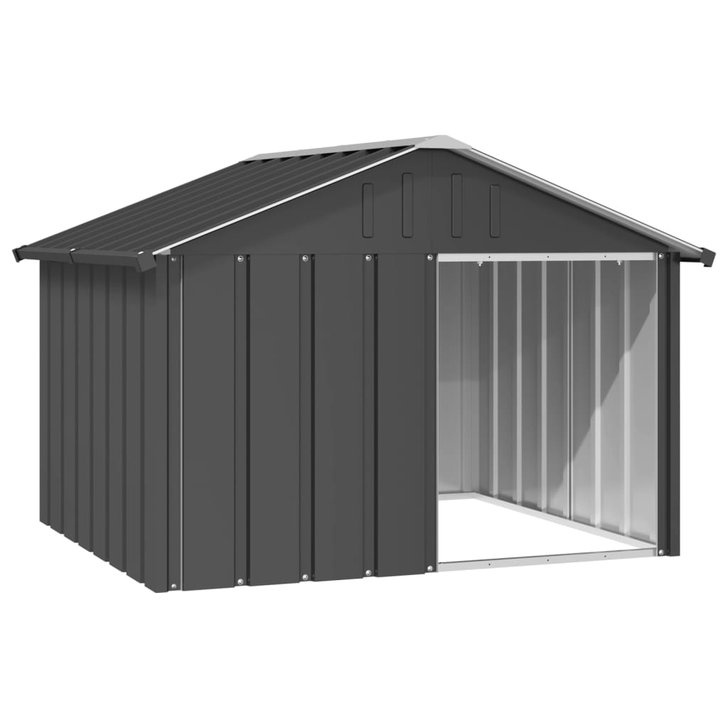Casetta Per Cani 116,5X103X81,5 Cm Acciaio Zincato