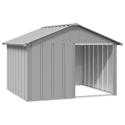 Casetta Per Cani 116,5X103X81,5 Cm Acciaio Zincato