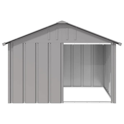 Casetta Per Cani 116,5X103X81,5 Cm Acciaio Zincato