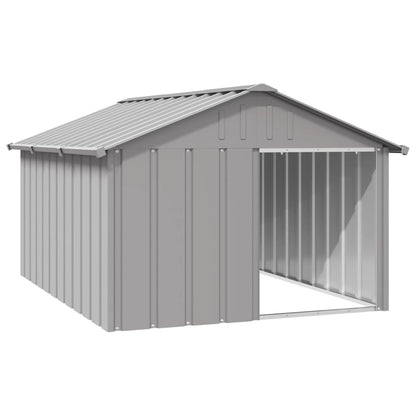 Casetta Per Cani 116,5X103X81,5 Cm Acciaio Zincato