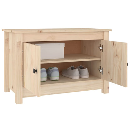 Scarpiera 70X38X45,5 Cm In Legno Massello Di Pino