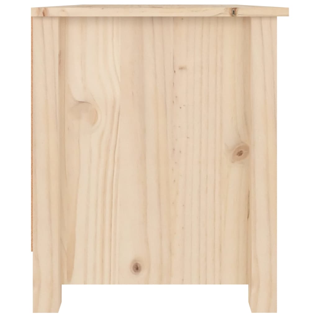 Scarpiera 70X38X45,5 Cm In Legno Massello Di Pino