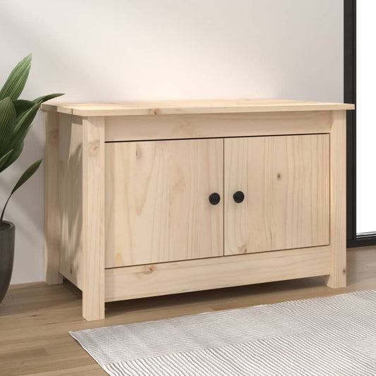 Scarpiera 70X38X45,5 Cm In Legno Massello Di Pino