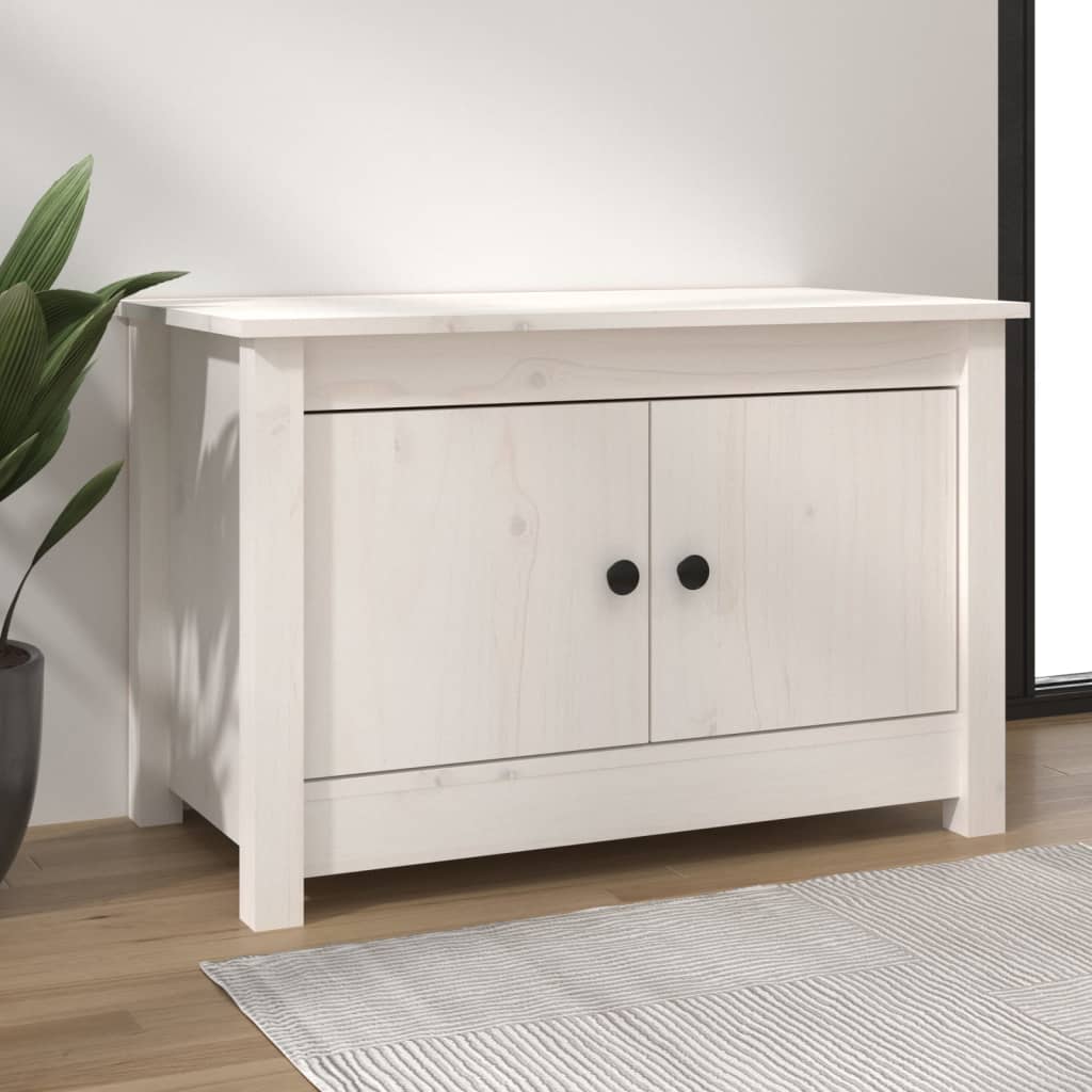 Scarpiera 70X38X45,5 Cm In Legno Massello Di Pino