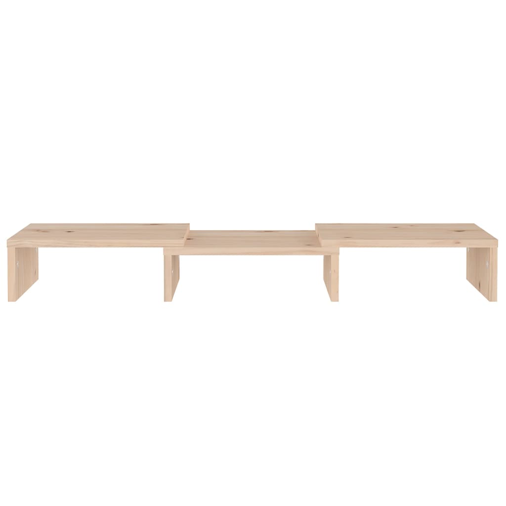 Supporto Per Monitor 60X24X10,5 Cm In Legno Massello Di Pino