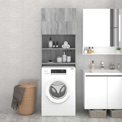 Mobile Per Lavatrice 64X25,5X190 Cm