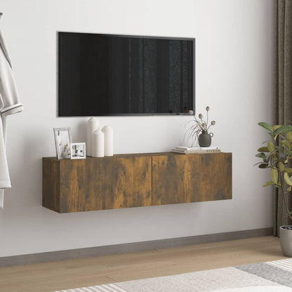 Mobili Tv A Parete 2Pz 80X30X30 Cm