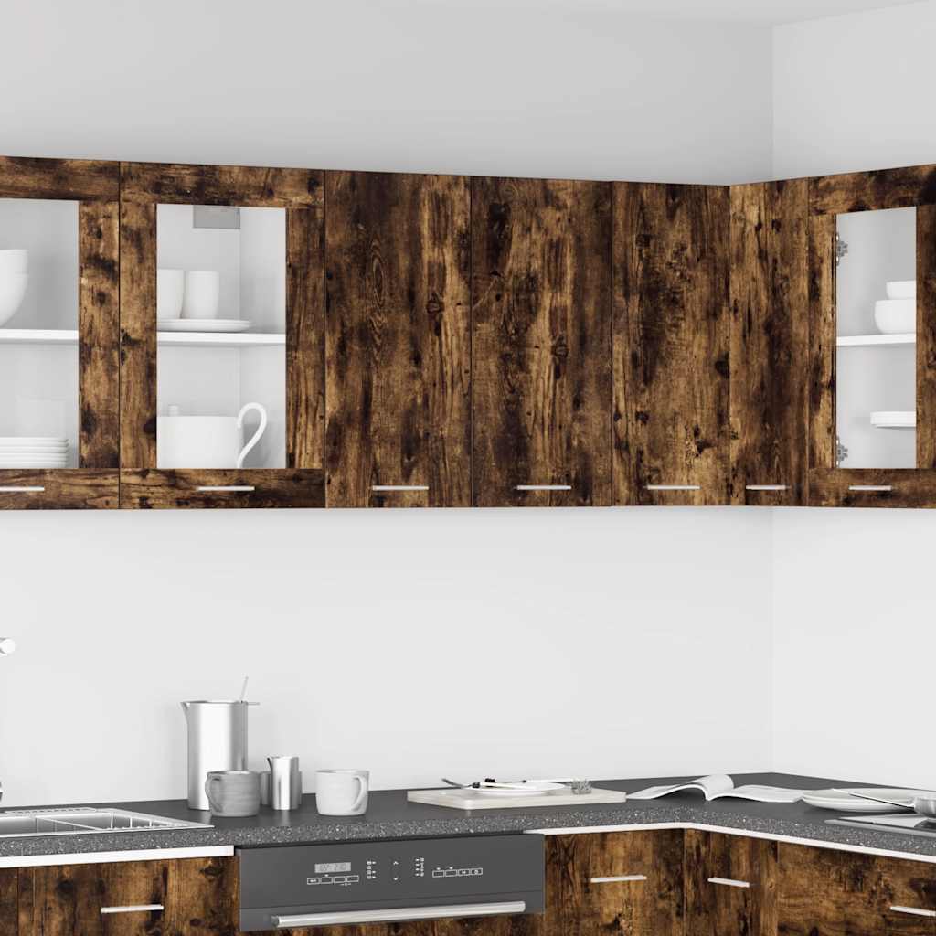 Mobile Da Forno Lyon 60X46X81,5 Cm Rovere Fumo