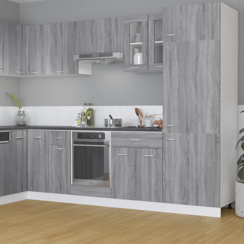 Mobile Con Cassetto “Lyon” 40X46X81,5 Grigio Sonoma