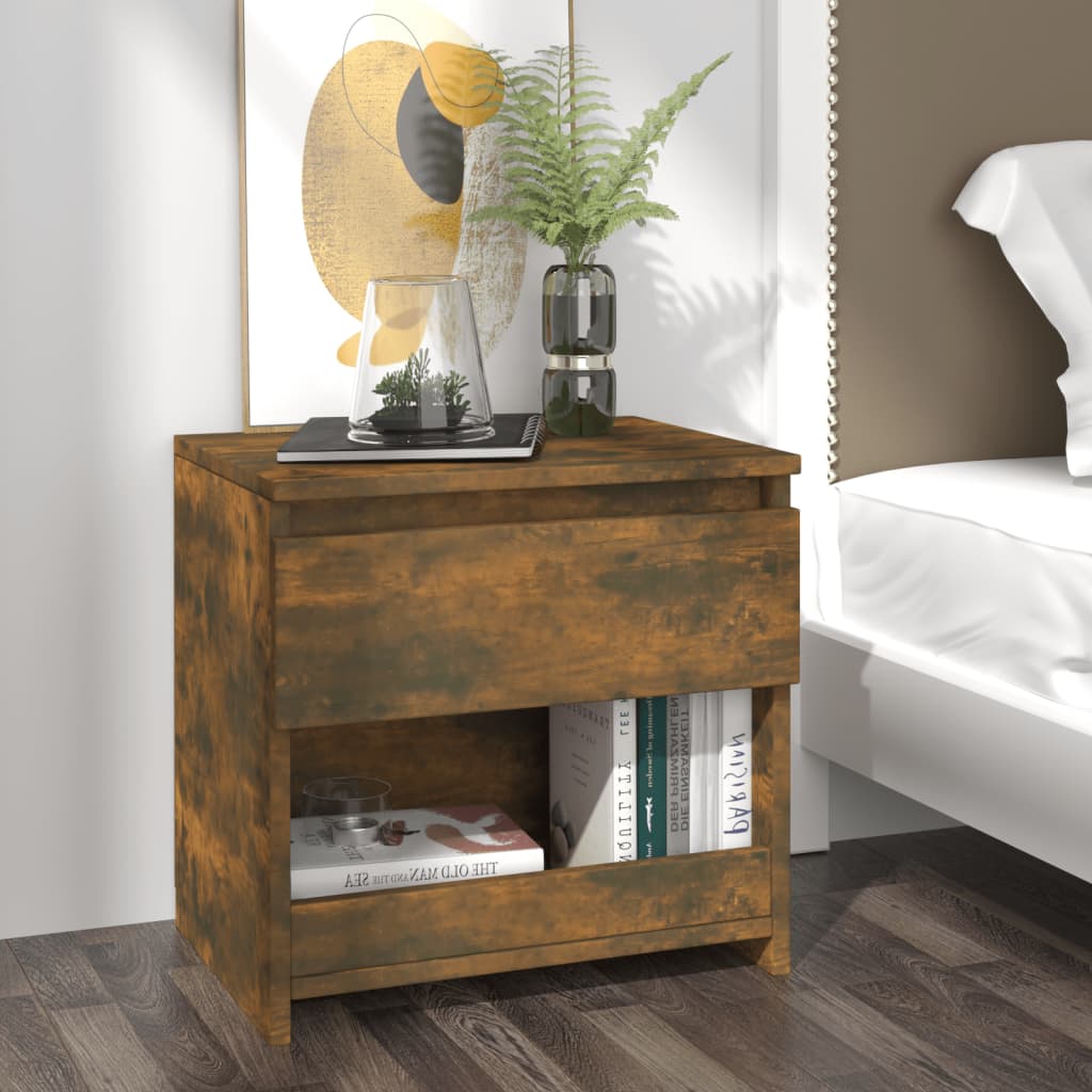 Comodini 2Pz 40X30X39Cm In Legno Multistrato