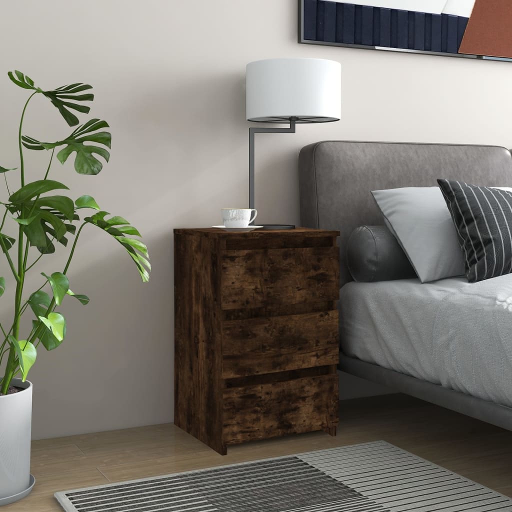 Comodino 40X35X62,5 Cm In Legno Multistrato