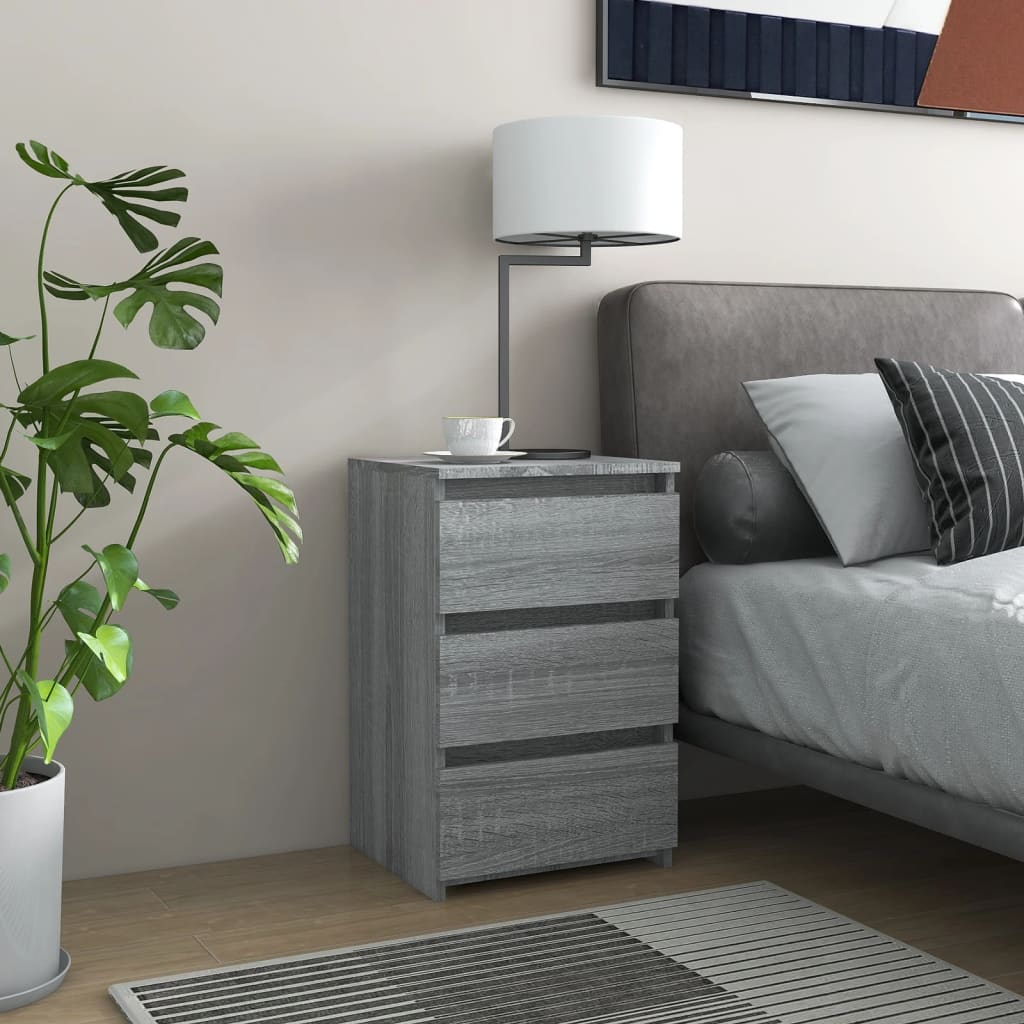 Comodino 40X35X62,5 Cm In Legno Multistrato