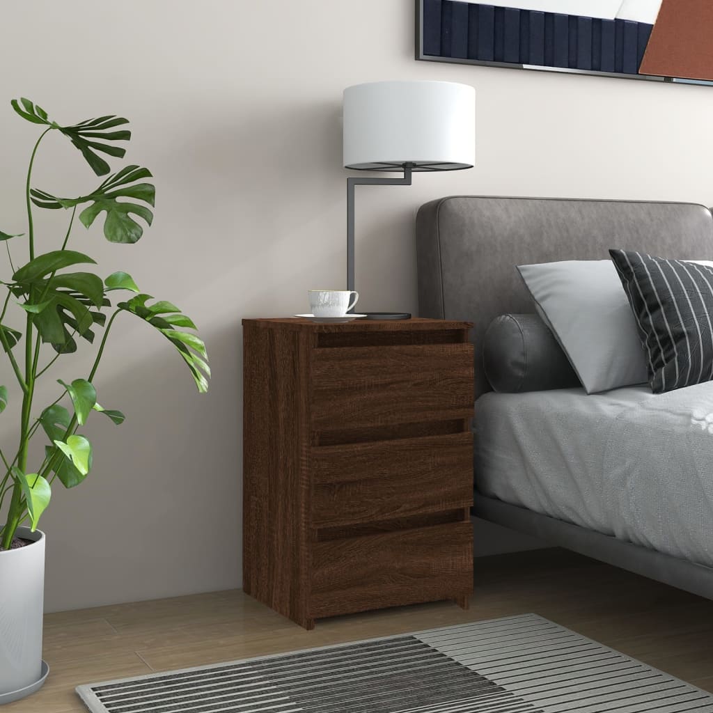Comodino 40X35X62,5 Cm In Legno Multistrato