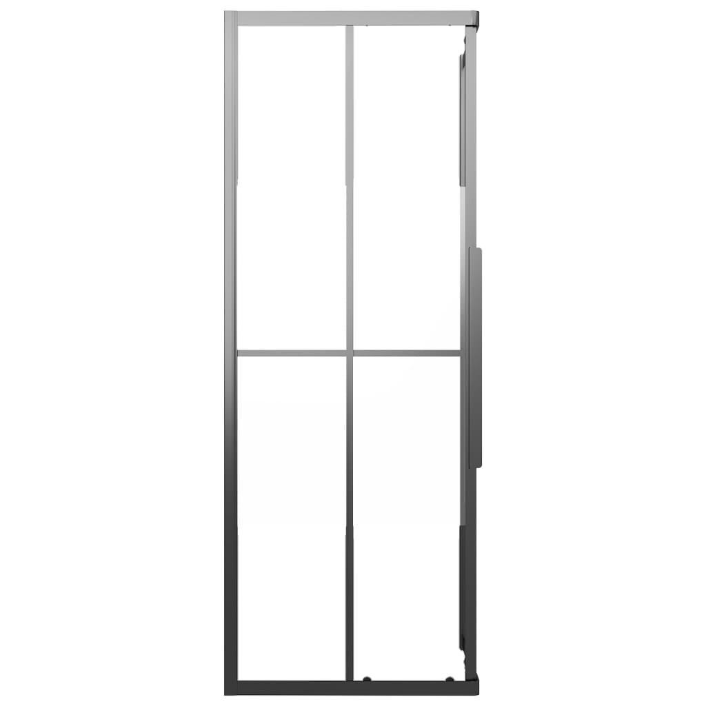 Cabina Doccia Esg Semi Smerigliato Nera