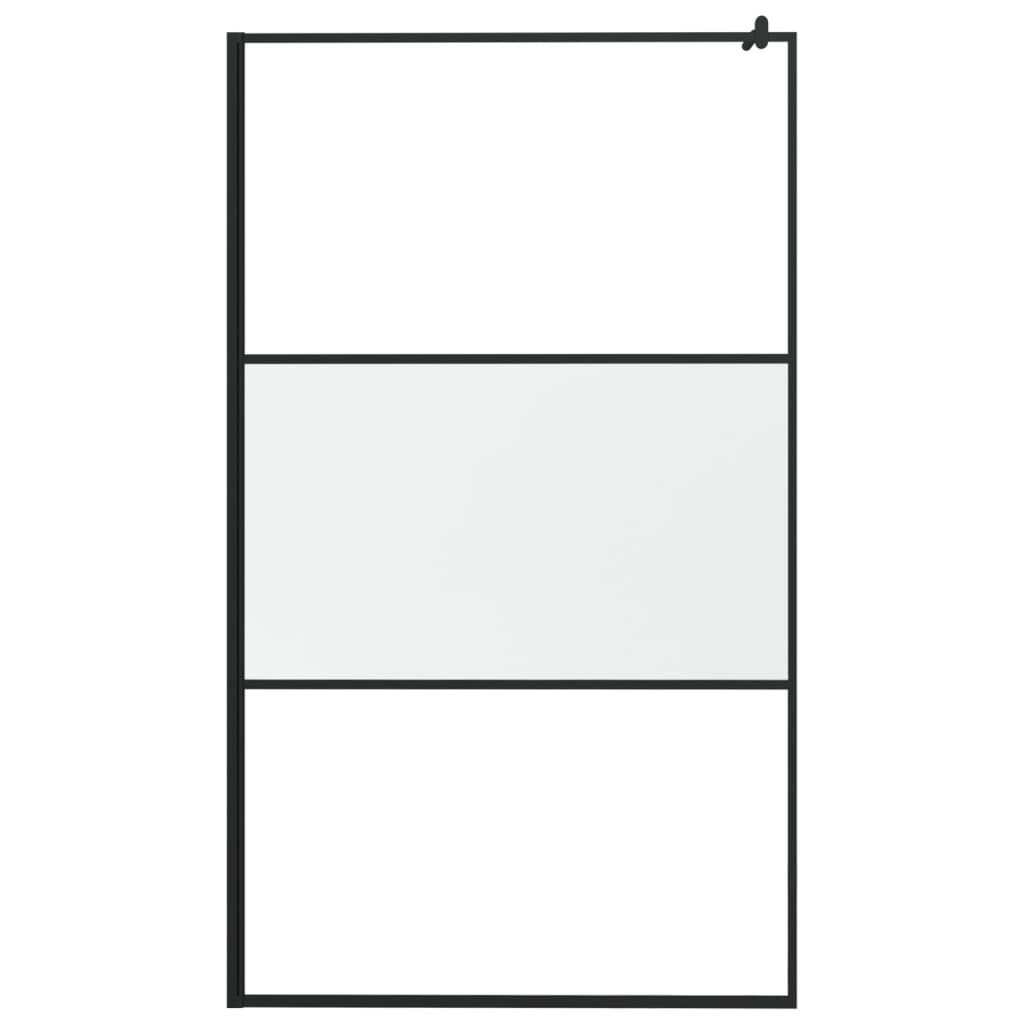 Parete Doccia Walk In In Vetro Smerigliato Esg