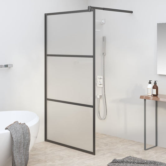 Parete Doccia Walk In In Vetro Smerigliato Esg
