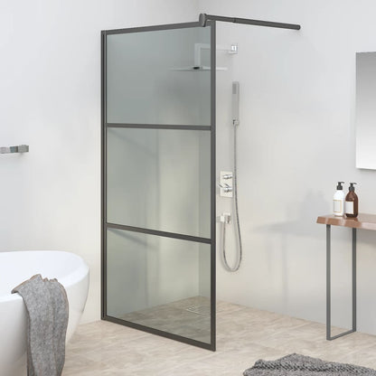 Parete Doccia Walk In In Vetro Smerigliato Esg