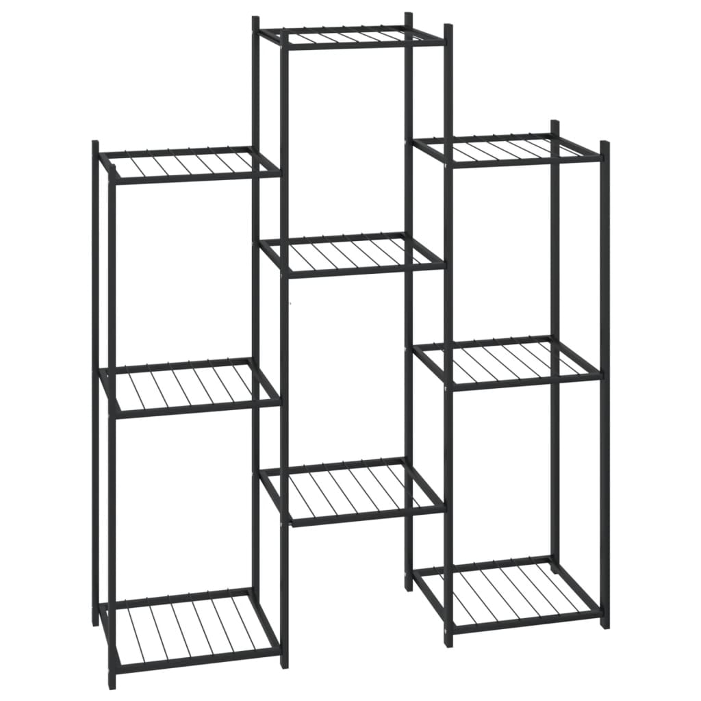 Portafiori 83X25X100 Cm Ferro Nero