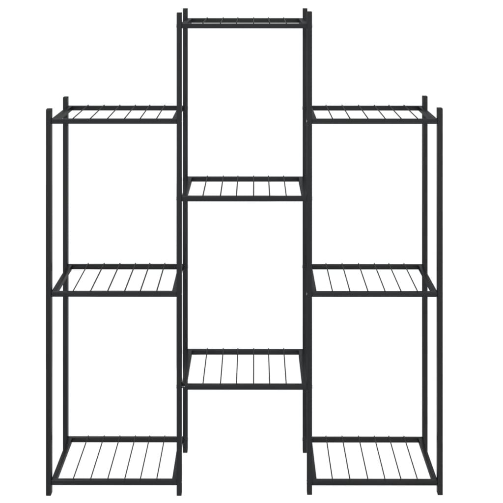 Portafiori 83X25X100 Cm Ferro Nero