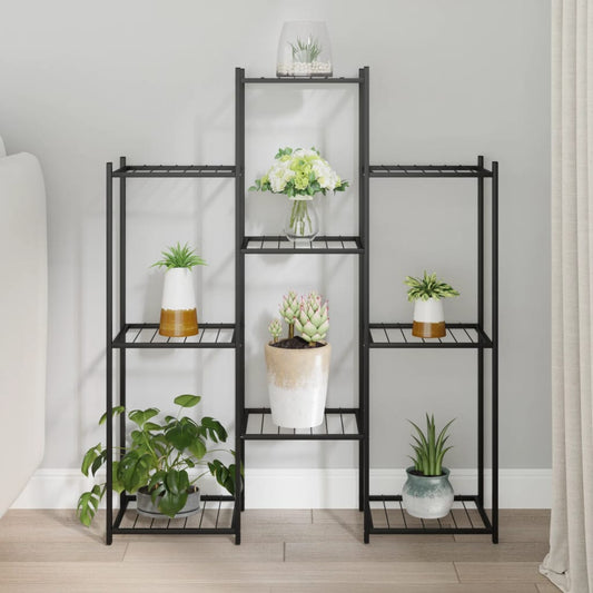 Portafiori 83X25X100 Cm Ferro Nero