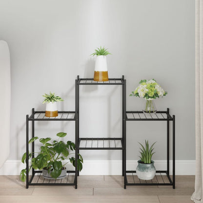 Portafiori 83X25X63,5 Cm Ferro Nero