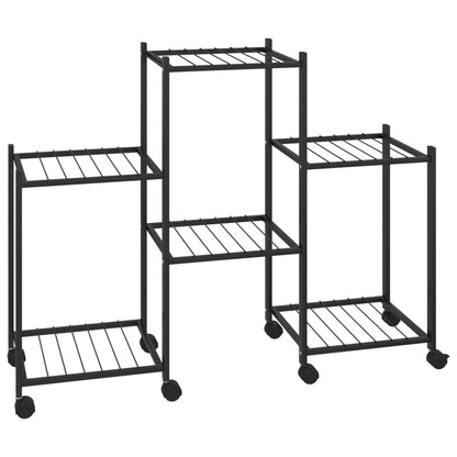 Portafiori 83X25X63,5 Cm Ferro Nero
