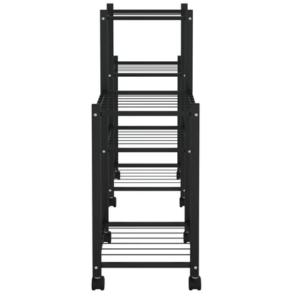 Portafiori 83X25X63,5 Cm Ferro Nero