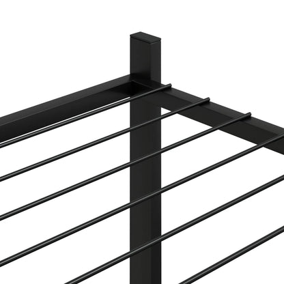 Portafiori 83X25X63,5 Cm Ferro Nero