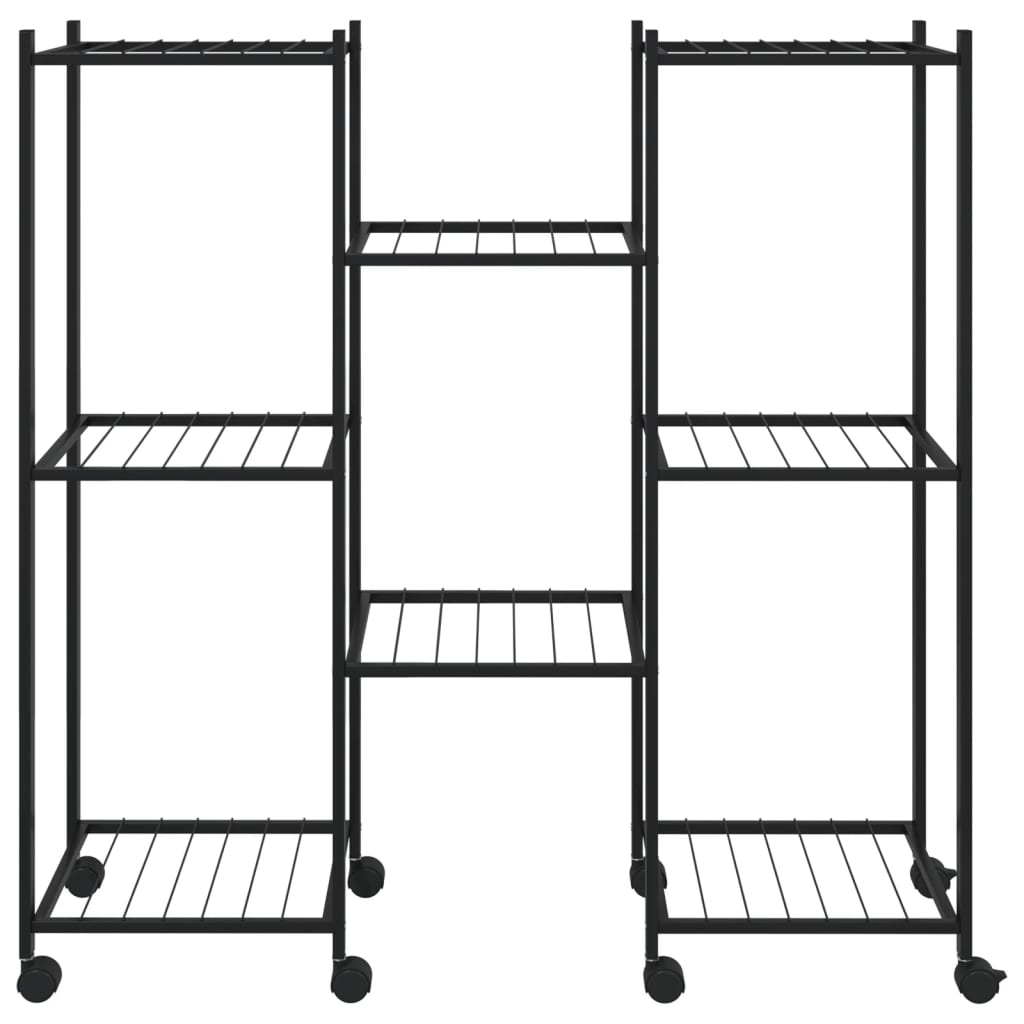 Portafiori 83X25X83,5 Cm Ferro Nero