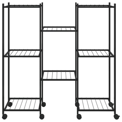 Portafiori 83X25X83,5 Cm Ferro Nero