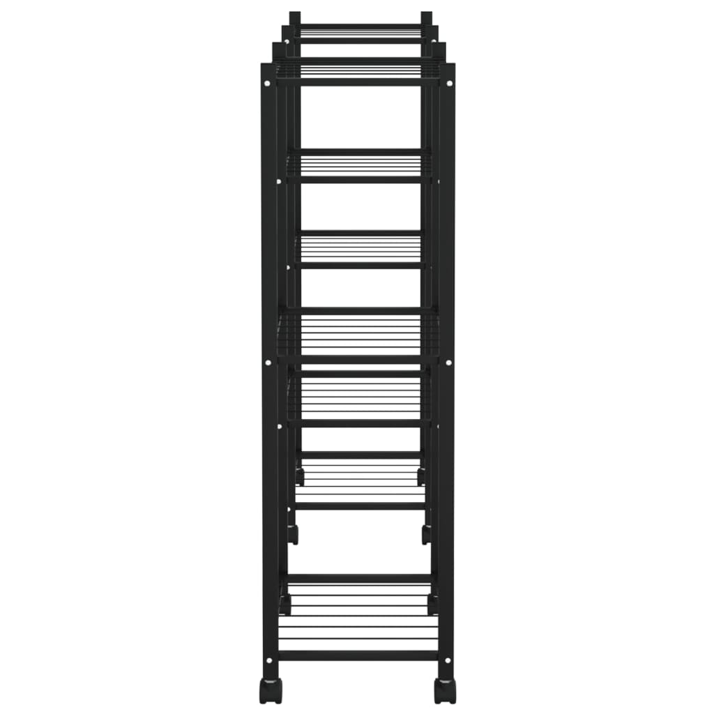 Portafiori 83X25X83,5 Cm Ferro Nero