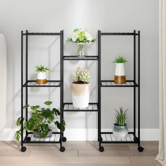 Portafiori 83X25X83,5 Cm Ferro Nero