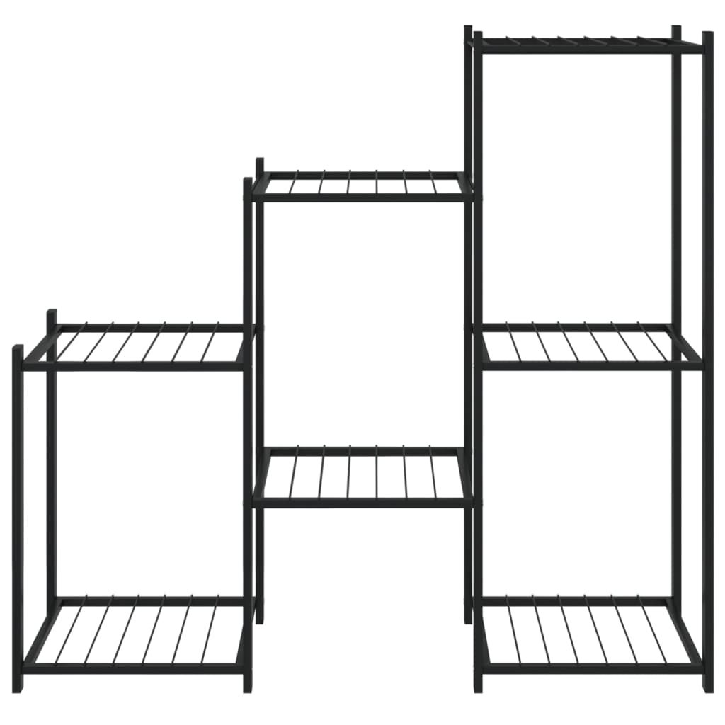 Portafiori 83X25X80 Cm Nero In Ferro