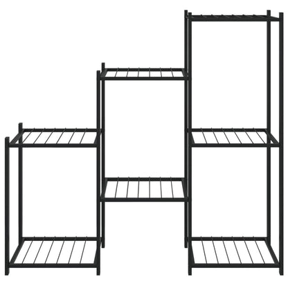 Portafiori 83X25X80 Cm Nero In Ferro