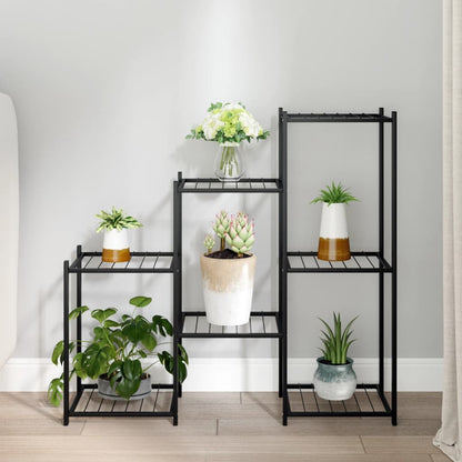 Portafiori 83X25X80 Cm Nero In Ferro